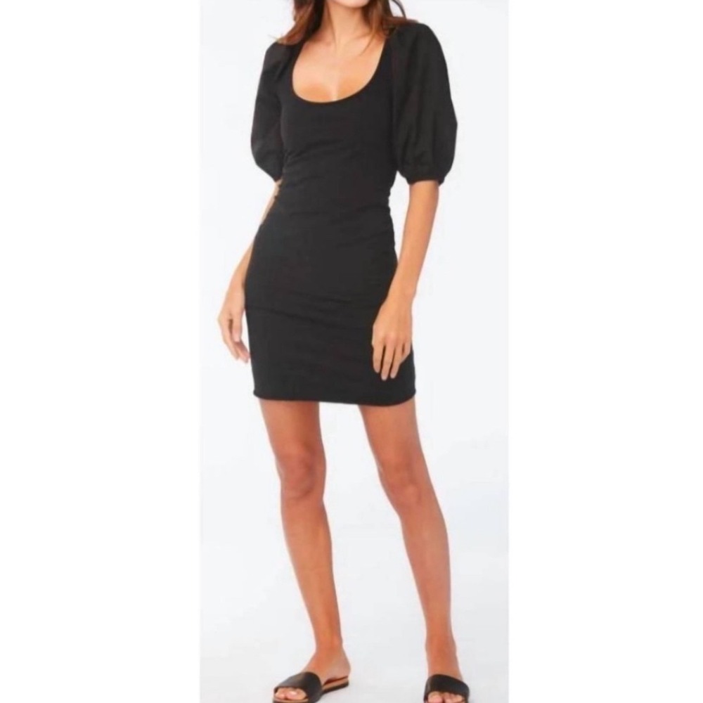 Anthropologie Sundays Alya Puff Short Sleeve Dress Large